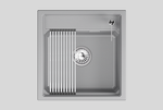 Превью картинка Кварцевая мойка GRANULA 5002i, АЛЮМИНИУМ #3