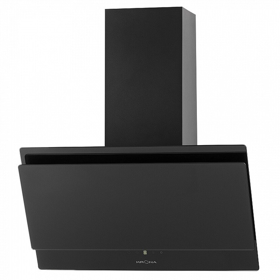 Фото Наклонная вытяжка KRONA VENERA 600 black S вытяжка кухонная