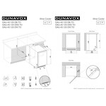 Превью картинка Шкаф винный  Винный холодильник (шкаф) компрессорный Dunavox 45 бут DAU-45.125DOP.TO #4