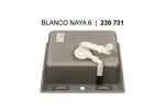 Превью картинка Гранитная мойка Blanсo NAYA 6 SILGRANIT серый беж #7