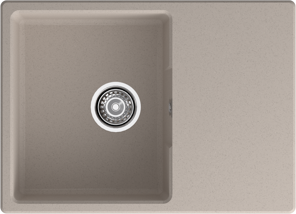 Фото Кварцевая мойка GranFest GF-URBAN 668L Песочный