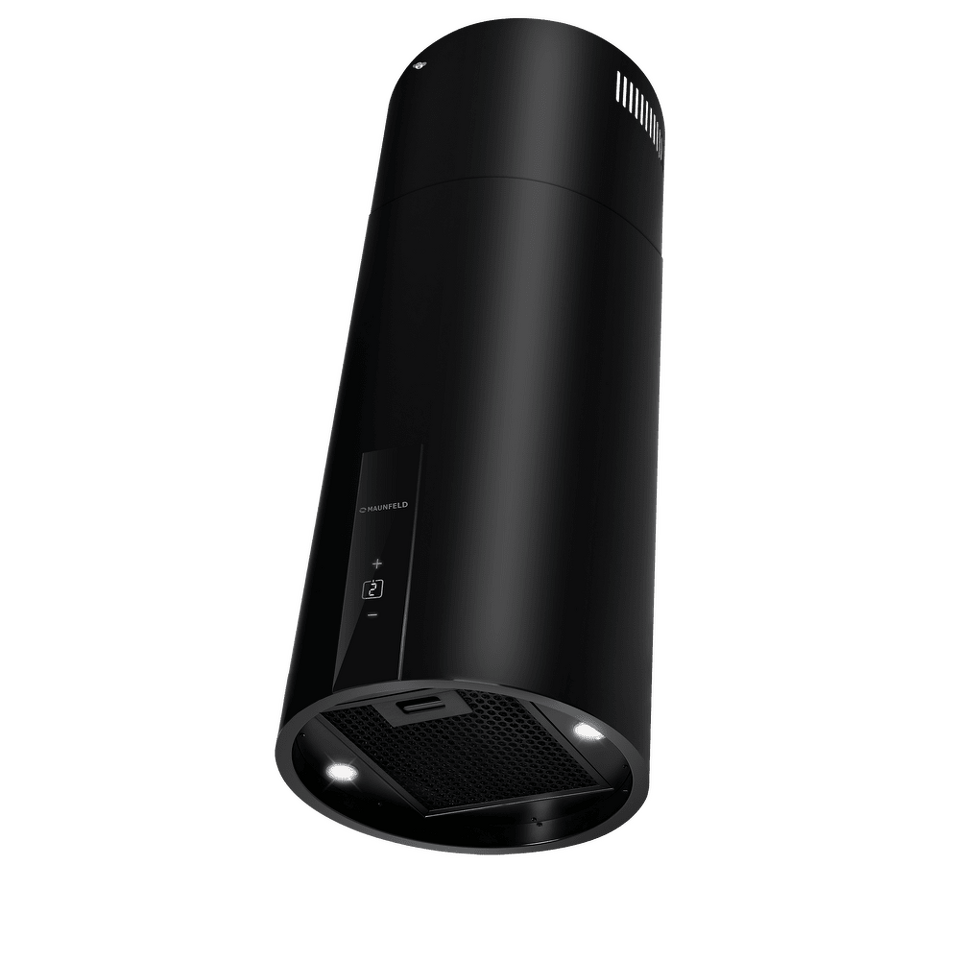 Фото Островная вытяжка Maunfeld Lee Light Isla 35 Sensor Black 
