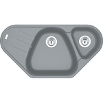 Превью картинка Гранитная мойка Franke ANTEA AZG 661-E серый камень #1