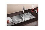 Превью картинка Металлическая мойка Blanсo ANDANO 500/180-U нерж.сталь полированная с отв. арм. InFino, левая #2