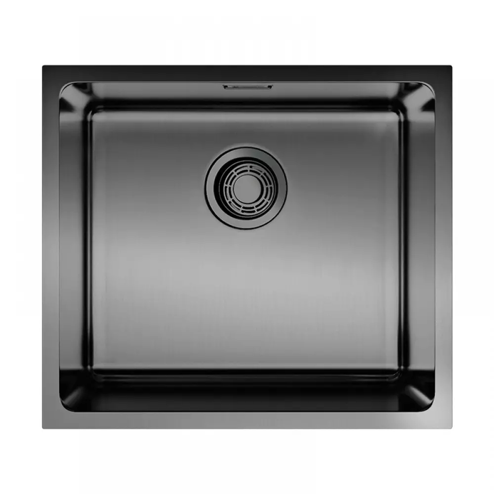 Фото Металлическая мойка Omoikiri Tadzava 49-U/I-GM нерж. сталь/вороненая сталь