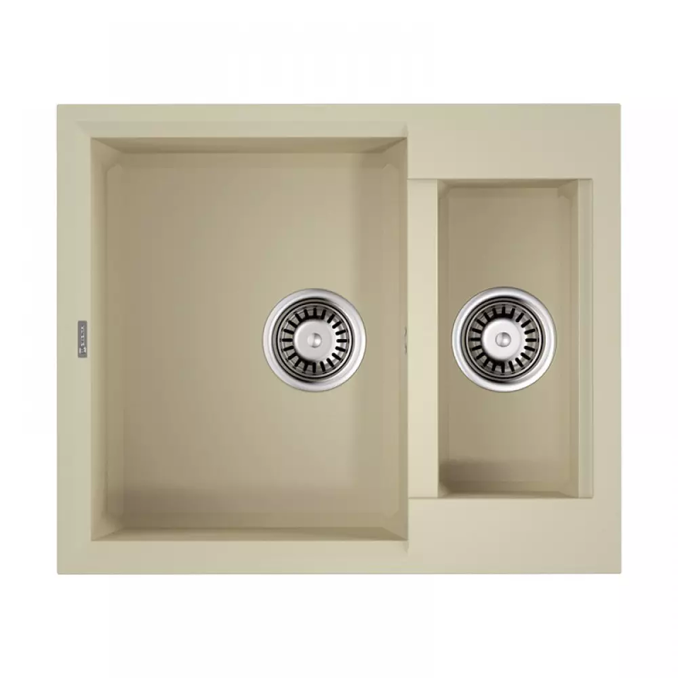 Фото Гранитная мойка Omoikiri Sakaime 60-2-BE Tetogranit/ваниль