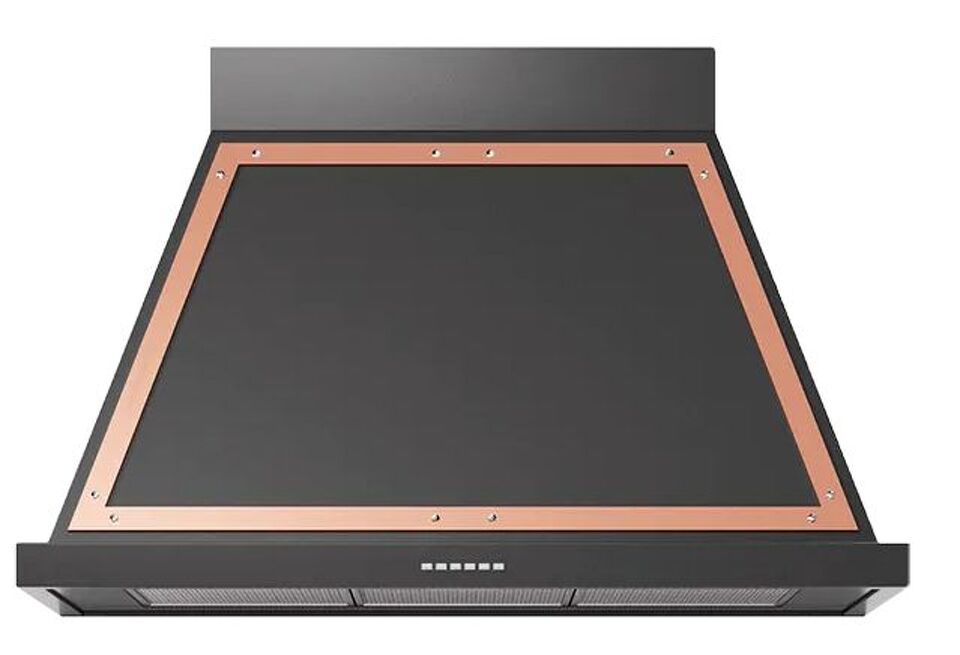 Фото Купольная вытяжка ILVE ANB100/MGP матовый графит (фурн. медь)