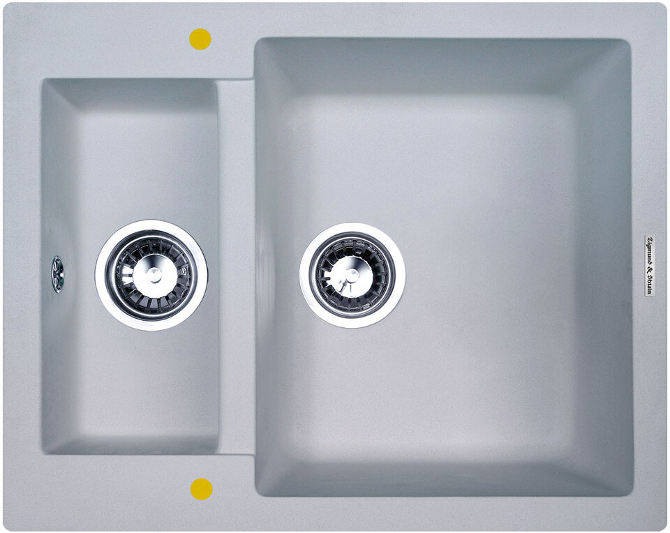 Фото Гранитная мойка Zigmund & Shtain RECHTECK 600.2 Млечный путь