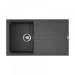 Превью картинка Гранитная мойка Omoikiri Yasugata 86-PL Tetogranit/платина #1