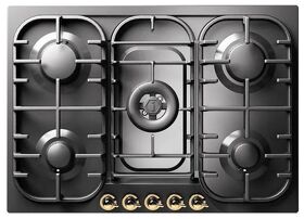 Картинка ILVE HCB70CN/MGG матовый графит (фурн. латунь)