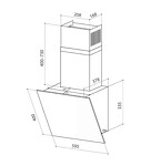 Превью картинка Наклонная вытяжка Lex TOUCH 600 IVORY воздухоочиститель #2