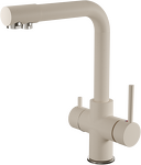 Превью картинка Смеситель для кухни GranFest Z-5423 Белый #1