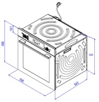 Превью картинка Электрический духовой шкаф Weissgauff EOV 291 PDBS Black Edition #19