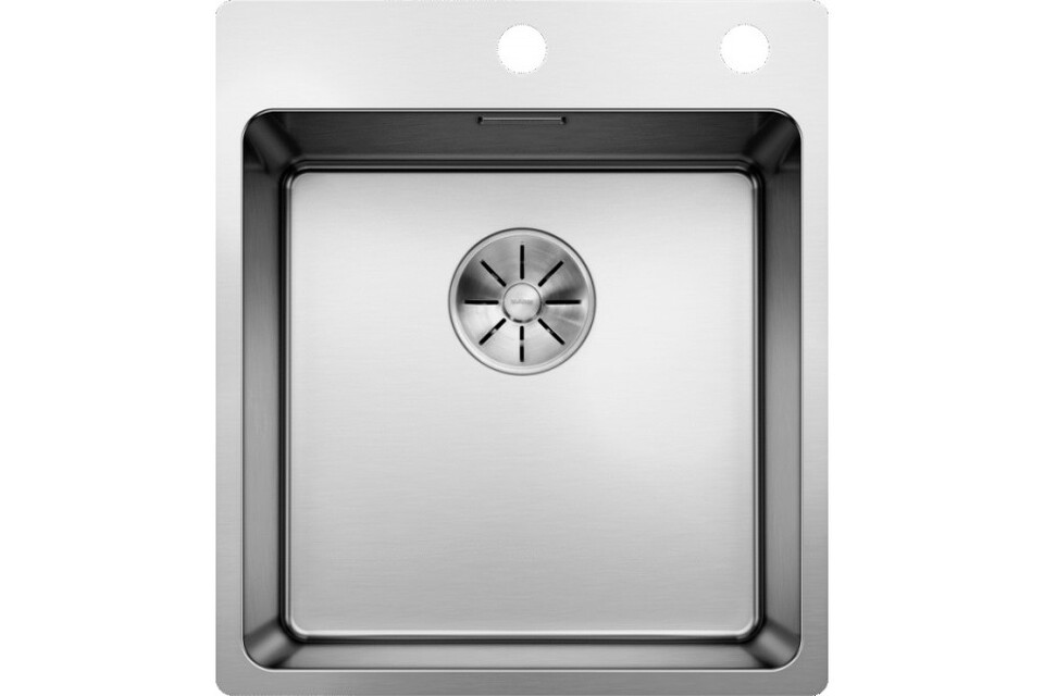 Фото Металлическая мойка Blanсo ANDANO 400-IF-A нерж. сталь зеркальная полировка с кл.-авт. PushControl