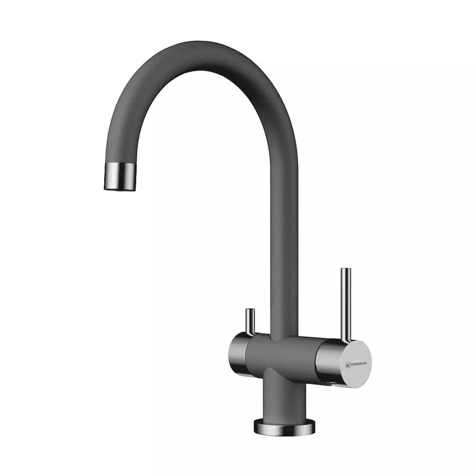 Фото Смеситель для кухни Omoikiri Yamada-PL латунь/платина