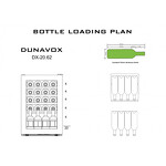 Превью картинка Шкаф винный  Винный холодильник (шкаф) компрессорный Dunavox 20 бут DX-20.62KF #3