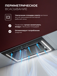 Превью картинка Полновстраиваемая вытяжка Lex Nova 600 Inverter BL воздухоочиститель с инвертором #5