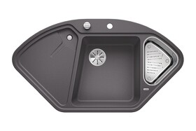 Картинка Blanсo DELTA II-F SILGRANIT PuraDur темная скала с кл.-авт. InFino