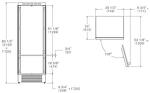 Превью картинка Встраиваемый холодильник с морозильной камерой Bertazzoni REF755BBRXTT #5