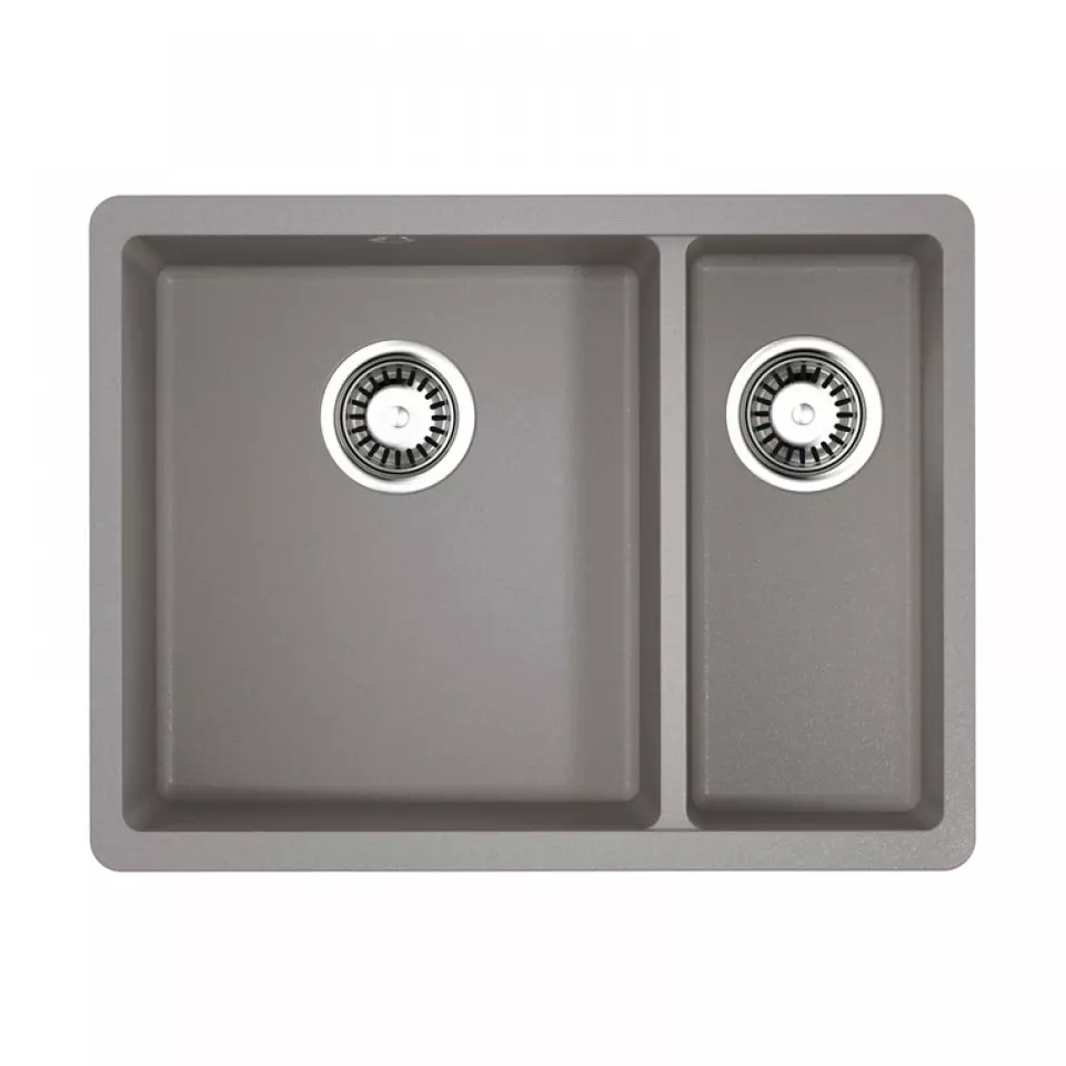 Фото Гранитная мойка Omoikiri Kata 55-2-U-GR Artgranit/leningrad grey