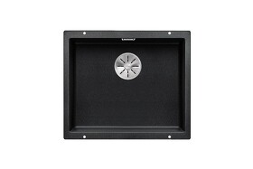 Картинка Blanсo SUBLINE 500-U SILGRANIT PuraDur антрацит с отв.арм. InFino