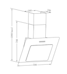 Превью картинка Наклонная вытяжка Meferi AIRBOX60BK POWER #16