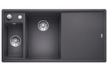 Превью картинка Гранитная мойка Blanсo BLANCO AXIA III 6 S-F темная скала чаша слева, доска ясень c кл.-авт. InFino® #1