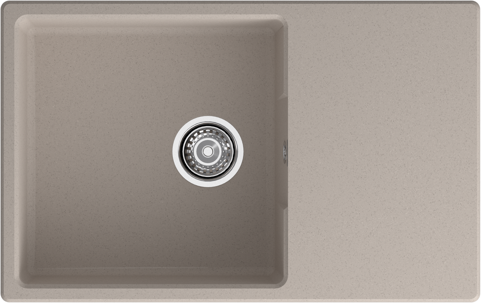 Фото Кварцевая мойка GranFest GF-URBAN 678L Песочный