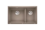 Превью картинка Гранитная мойка Blanсo SUBLINE 430/270-U SILGRANIT PuraDur серый беж c отв.арм. InFino #1