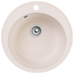 Превью картинка Кварцевая мойка GranFest GF-QUARZ 08 Белый #1