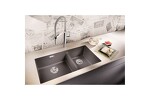 Превью картинка Гранитная мойка Blanсo SUBLINE 480/320-U SILGRANIT PuraDur  белый c отв.арм. InFino #2