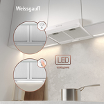 Превью картинка Козырьковая вытяжка Weissgauff Cover 500 White #5