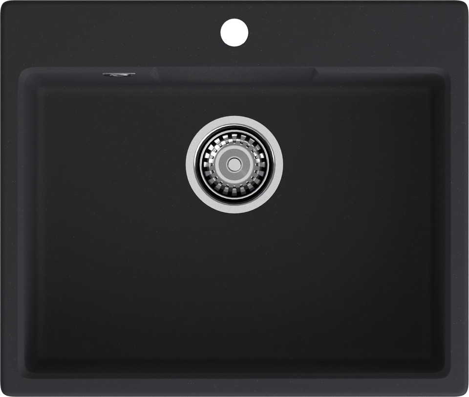 Фото Кварцевая мойка GranFest GF-URBAN 658 Черный