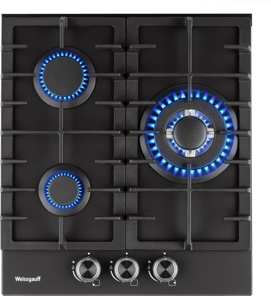 Фото Газовая варочная панель Weissgauff HGG 451 BFh Nano Matt Glass