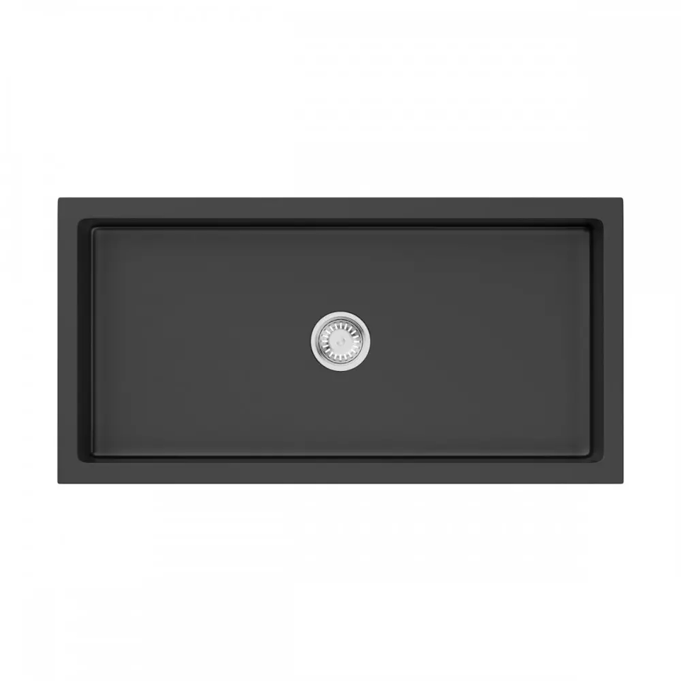 Фото Гранитная мойка Omoikiri Mikura 91-BL Natceramic/черный