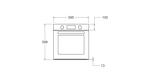 Превью картинка Электрический духовой шкаф Bertazzoni FMOD6117PTB1 #4