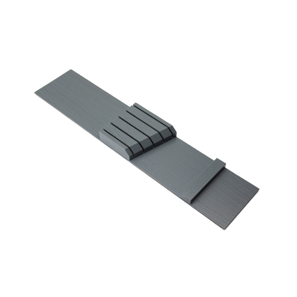 Фото Держатель WOODLINE BLANK для ножей, ясень, антрацит