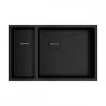 Превью картинка Металлическая мойка Omoikiri Taki 69-2-U/IF-R Side-GB нерж. сталь/графит #1