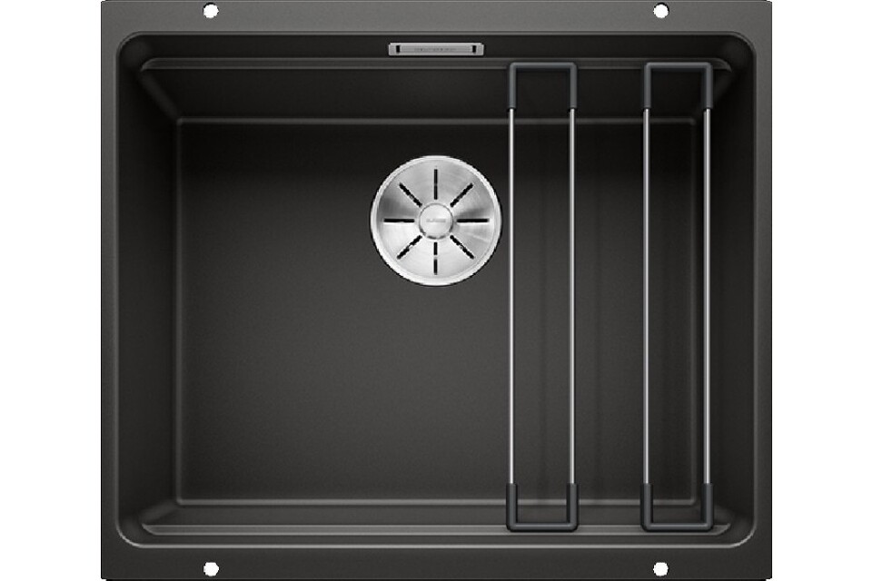 Фото Гранитная мойка Blanсo ETAGON 500-U SILGRANIT PuraDur черный