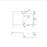 Превью картинка Металлическая мойка Omoikiri Akisame 78-R-IN нерж. сталь/нержавеющая сталь #2