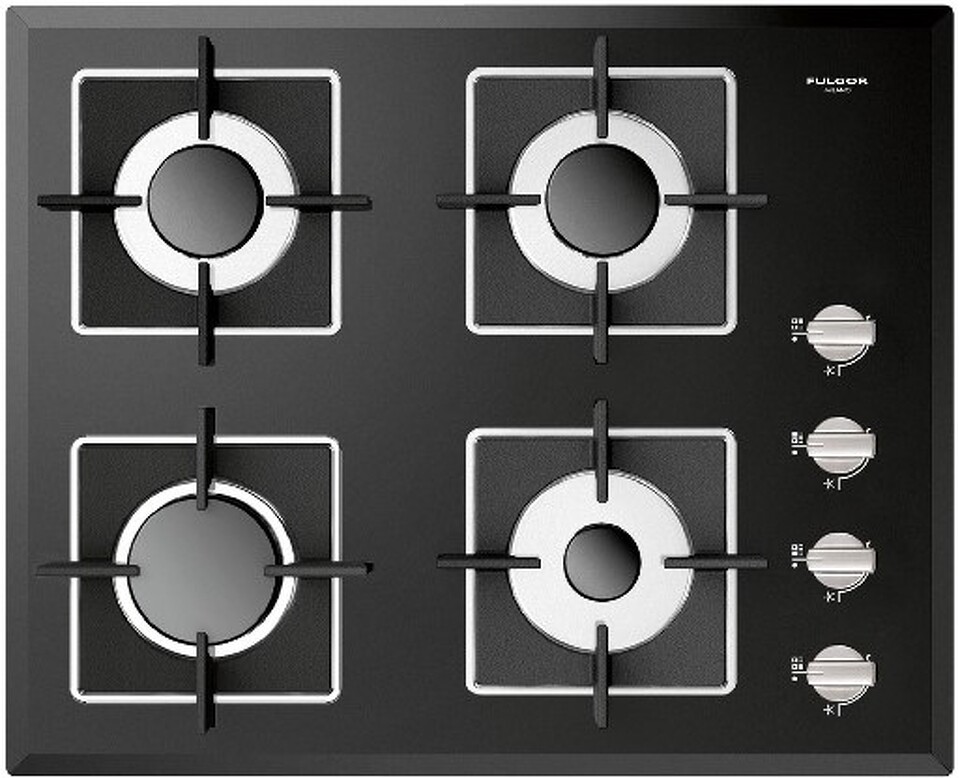Фото Газовая варочная панель Fulgor Milano FCH 604 G BK