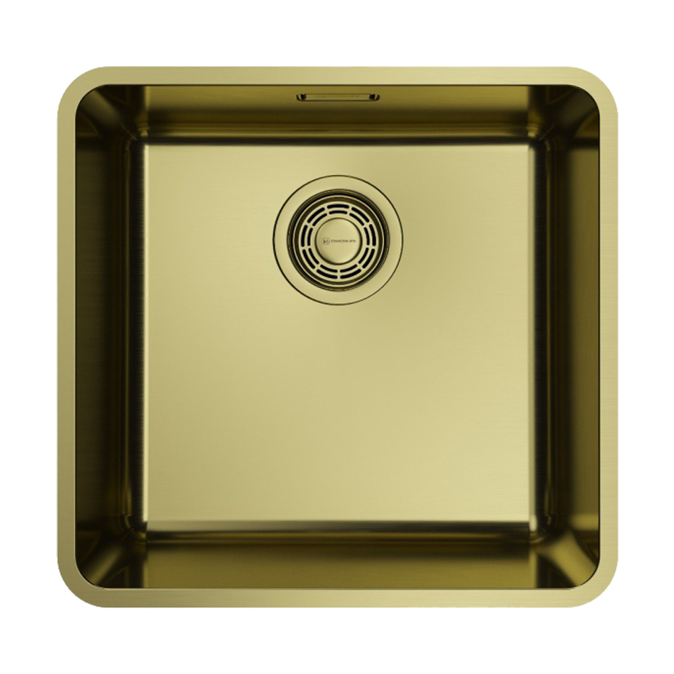 Фото Металлическая мойка Omoikiri Omi 43-U/I Ultra-LG нерж. сталь/светлое золото