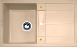 Превью картинка Гранитная мойка Zigmund & Shtain RECHTECK 780 Топлёное молоко #1