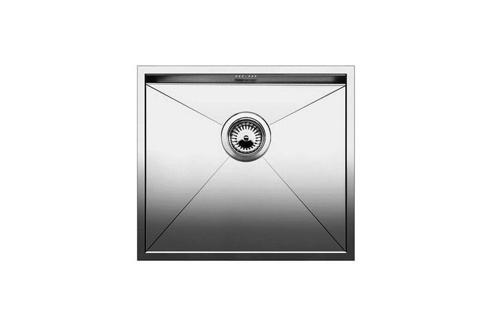 Фото Металлическая мойка Blanсo ZEROX 500-IF нерж.сталь зеркальная полировка с отв. арм. InFino