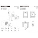 Превью картинка Шкаф винный встраиваемый Винный холодильник (шкаф) компрессорный Dunavox 18 бут DAV-18.46B.TO #3