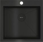 Превью картинка Металлическая мойка Omoikiri Akisame 51-GB нерж. сталь/графит #1