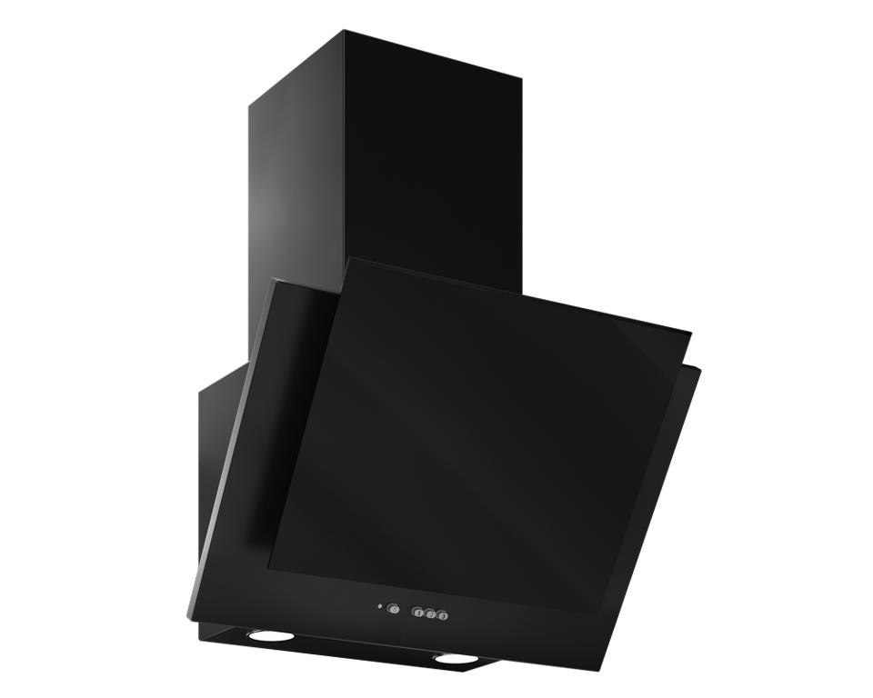 Фото Наклонная вытяжка Elikor Рубин 60П-650-К3Д антрацит/черный