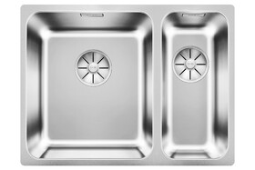 Картинка Blanсo SOLIS 340/180-U чаша слева нерж.сталь полированная с отв. арм. InFino®