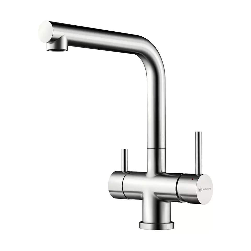 Фото Смеситель для кухни Omoikiri Takamatsu-BN нерж. сталь/нержавеющая сталь