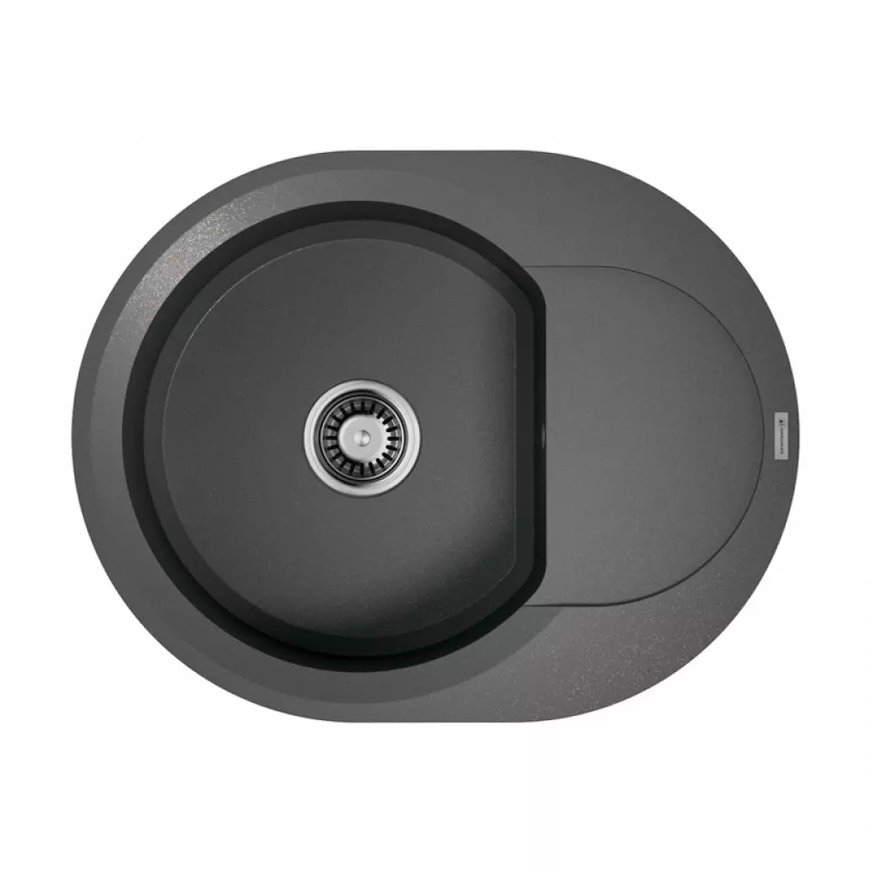 Фото Гранитная мойка Omoikiri Sakaime 60E-PL Tetogranit/платина